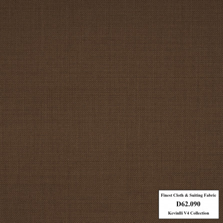 D62.090 Kevinlli V4 - Vải Suit 60% Wool - Nâu sáng